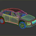 Teal SUV With Black Roof And Modern Exterior Design Features
