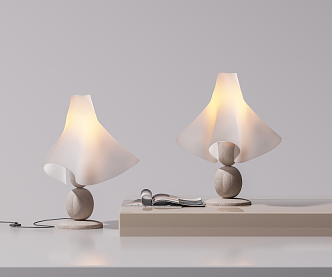 Modern table lamp 3d model