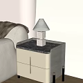 Modern table lamp table lamp side table lamp 3d model