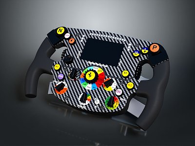 steering wheel car steering wheel racing steering wheel car parts 3d model