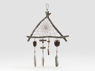 Modern Dream Catcher 3d model