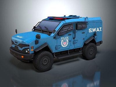 Modern Military Police Vehicle 3d model