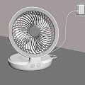 Desktop Fan Fashion Fan Desktop Fan Charging Fine Products 3d model