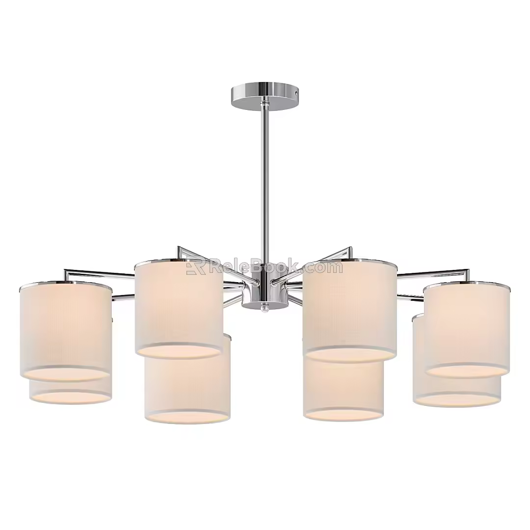 Simple chandelier 3d model