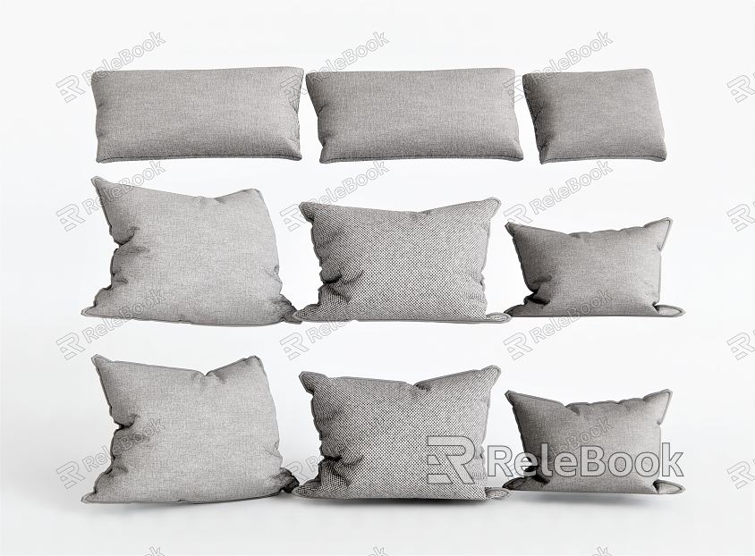 Modern Pillow Pillow Fabric Pillow model