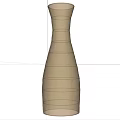 White Modern Floor Lamp With Spiral Textured Design For Living Room