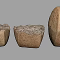 Homemade Bread Varieties with Textured Surfaces and Light Brown Crust in Various Shapes