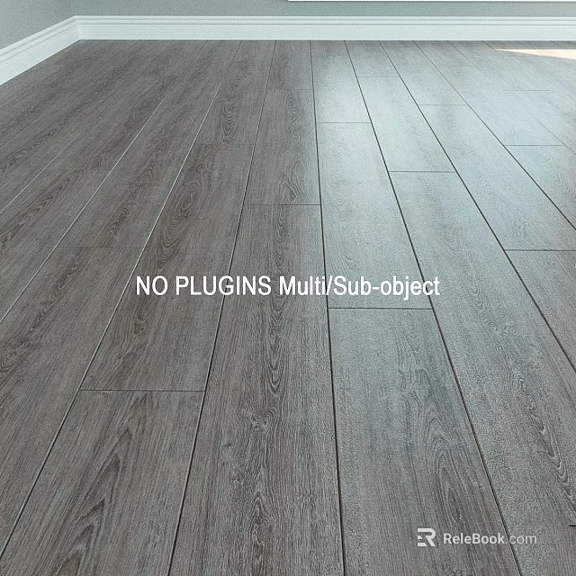 Modern Wooden Floor Surface With Natural Texture And Home Interior Design 3d model 