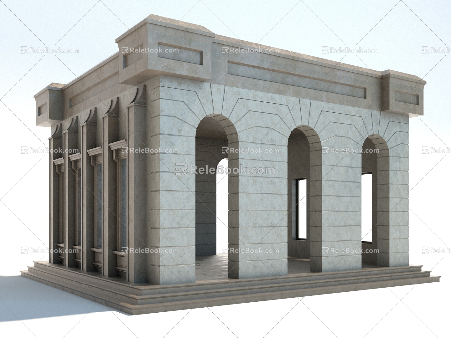 Style Roman Pavilion Pavilion Pavilion Landscape Pavilion Outdoor Architecture Landscape Architecture 3d model