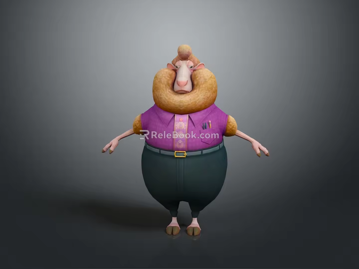 Monkey Cartoon Monkey Anime Monkey Stylized Monkey Fantasy Style Monkey Toy 3d model