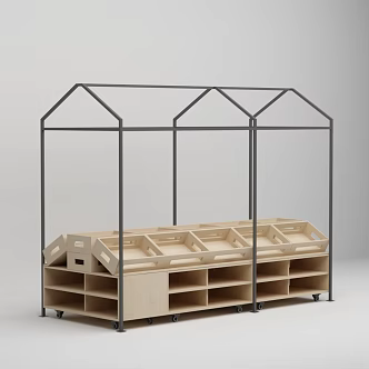 fruit shelf 3d model