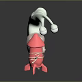 Snail Cartoon Snail Small Snail Reptile Cold Blooded Animal Reptile 3d model