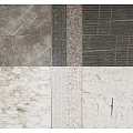 Decorative Tiles with Various Textures Marble Grid Lines and Color Tones for Interior Design