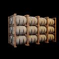 Modern Wine Barrel 3d model