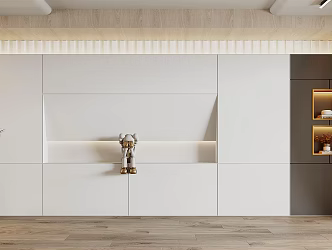 Modern background wall 3d model