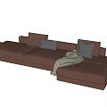 Modern Multiplayer Sofa 3d model