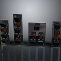 Industrial Metal Frame Equipment With Multiple Layers And Various Colored Modules