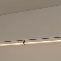 Modern Linear Pendant Light With Sleek Metal Design And Soft Illumination For Interior