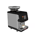 Smart Coffee Machines with Digital Display and Dual Coffee Bean Containers Brewing Fresh Coffee Cups
