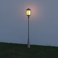 Outdoor Lawn Light Illuminated Street Lamp Style for Evening Garden Pathway