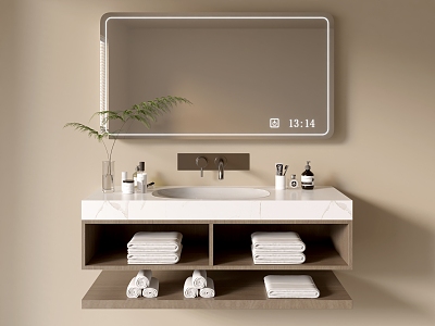 Modern Bathroom Cabinet Bathroom Basin Bathroom Ornaments model