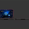 AYANEO Handheld Gaming Console Featuring Illuminated Screen Advanced Interface And Durable Casing