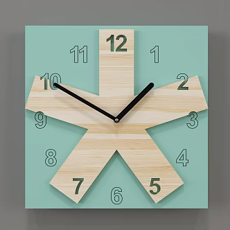 Nordic Clock 3d model