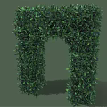 Green Plant Archway With Lush Foliage For Garden Decoration Design