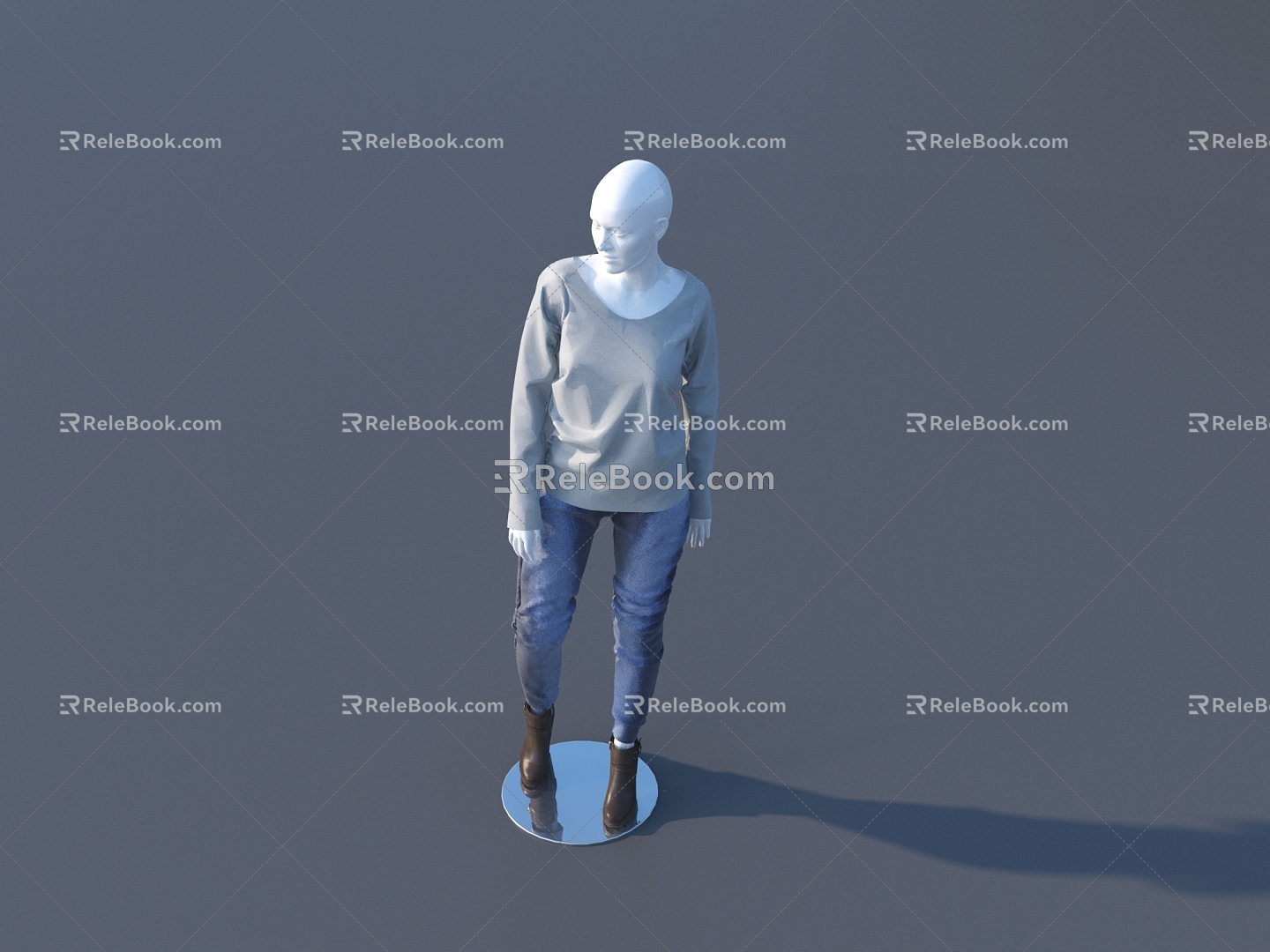 Modern Model Clothing Model 3d model