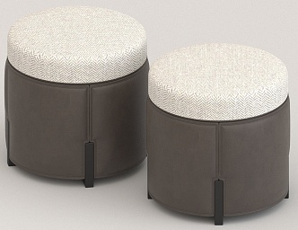 Sofa stool 3d model