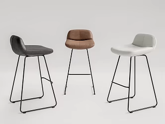 Modern Bar Chair 3d model