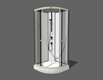 Shower room 3d model