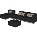 Modern Minotti Combination Sofa 3d model