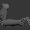 Modern Robot Arm Robot Arm Mechanical Arm Robot Arm Robot Head 3d model