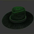 Stylish Black Wide Brimmed Hat Featuring Leather Band For Everyday Use