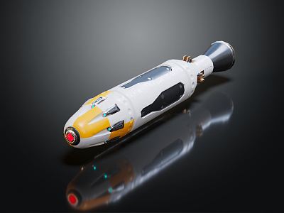 smart missile bomb 3d model