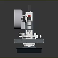 Industrial Rotary Processing Machine With Circular Drum And Stable Base Structure