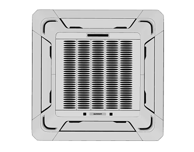 Ceiling Mounted Modern Air Conditioner Fan with Sleek Grille for Home Cooling 3d model