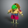 Frog Frog Frog Poison Frog Game Frog Reptile Cold Blooded Animal Reptile Reptile 3d model