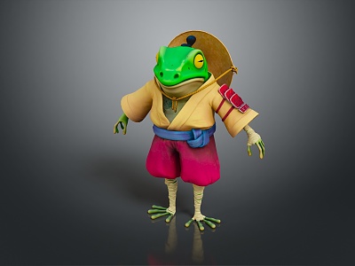 Frog Poison Frog Game Frog Reptile Cold Blooded Animal Reptile 3d model