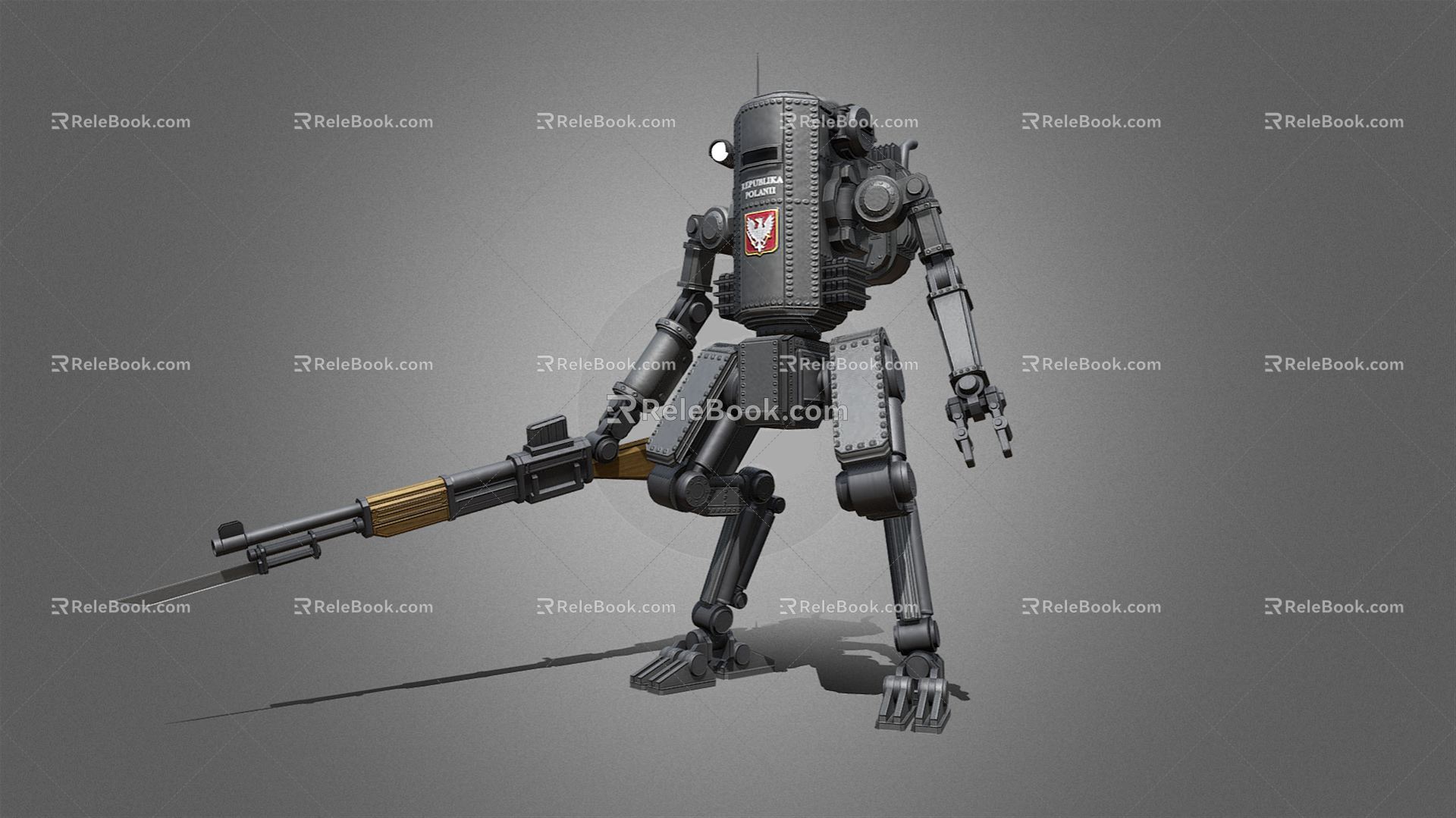 Modern Robots 3d model