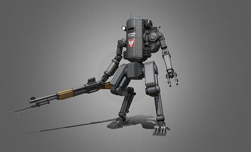 Modern Robots 3d model