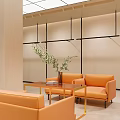 Modern Clothing Store Interior With Display Racks Mirrors Seating And Reception Counter