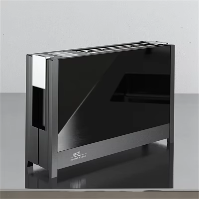 Sleek Modern Black Kitchen Appliance With Smooth Surface And Contemporary Design 3d model
