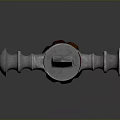Classic Medieval Sword As Historical Weapon With Metal Blade Wooden Handle And Decorative Hilt
