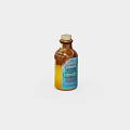 Natural Low Sodium Soy Sauce In Brown Glass Bottle With Label