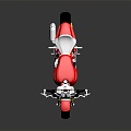 Modern motorcycle two-wheeled motorcycle off-road motorcycle road racing motorcycle 3d model