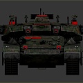 Modern Sci-Fi Tank Cartoon Tank Sci-Fi Vehicle Sci-Fi Chariot 3d model