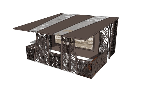 Modern Pavilion 3d model