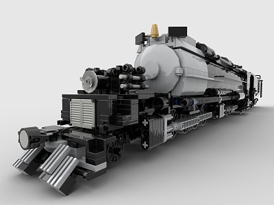 LEGO toy train light rail subway high-speed rail EMU urban rail train rail transit tram 3d model